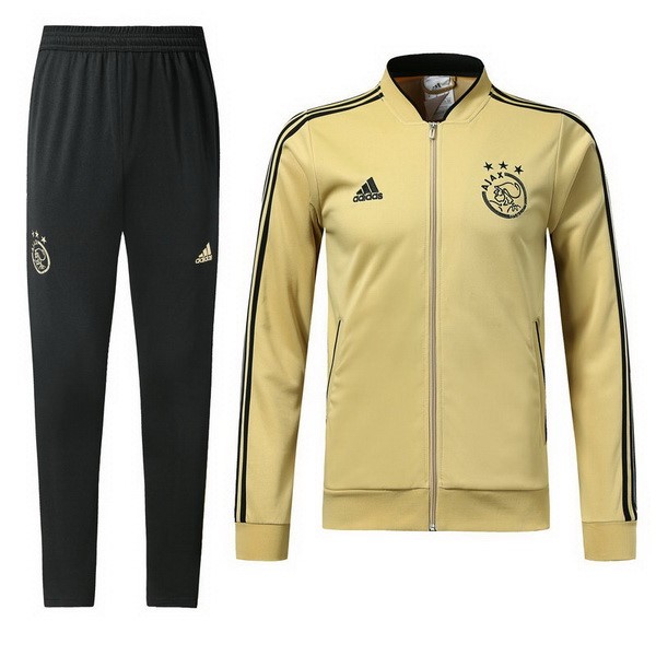 Survetement Football Ajax 2018-19 Jaune Noir